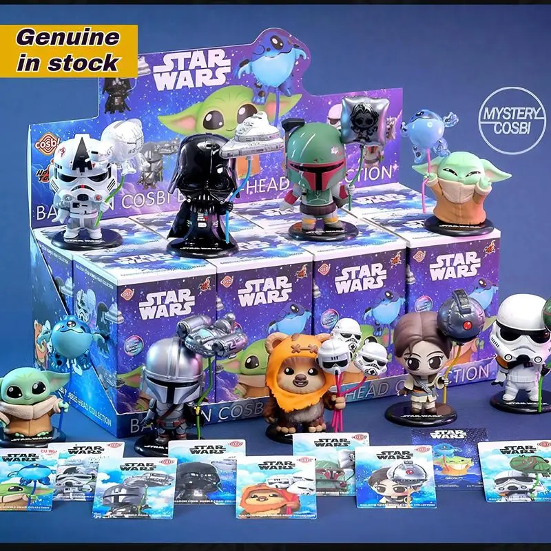 

Аутентичные воздушные шары «Звездные войны», серия для вечеринки, косби, слепая коробка, модная коллекционная фигурка, украшение для рабочего стола, подарок для мальчиков