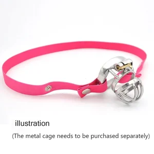 18+ ذكر العفة قفص المضادة للقبالة جهاز شريط مطاطي حزام مساعد فقط قابل للتعديل حلقة الملابس الداخلية حبل ليه كيس الصفن خواتم الجنس اللعب أعلى 6 مبيعات سلسلة مفاتيح كيس الصفن - رقم 4