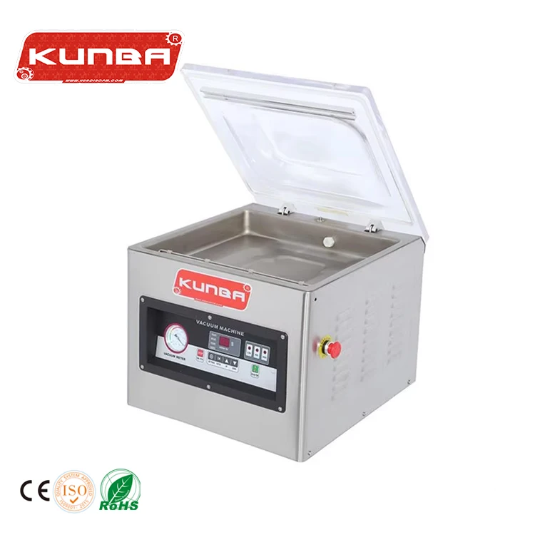 

DZ-300 Kunba Commercial 304 Stainless Steel Food Sealer Mini Meat Automatic Vacuum Packing Machine