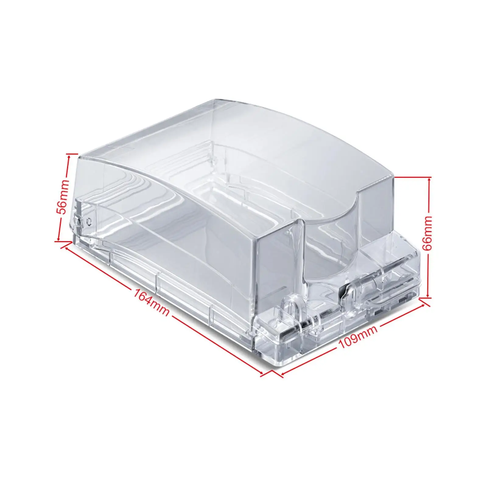 Weatherproof Outlet Cover Waterproof Cover Box Wall Switch Socket Face Plate Panel Box for Bathroom Indoor Home Improvement image 6