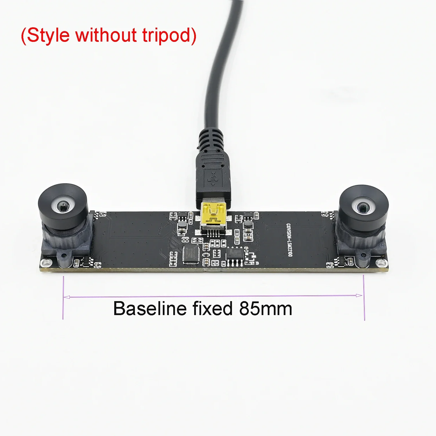 2MP USB Camera Module With Dual lens , Synchronized Same Frame,30fps 2560x720,Fixed Focus,For Windows Linux Android Raspberry Pi