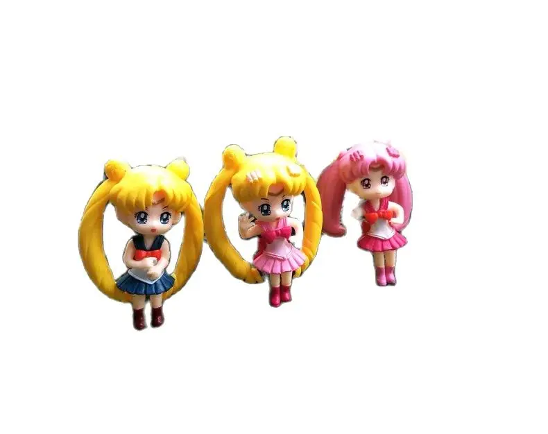 Beautiful girl miniature figurines  micro landscape decoration garden mini moon long hair beauty cartoon home decoration