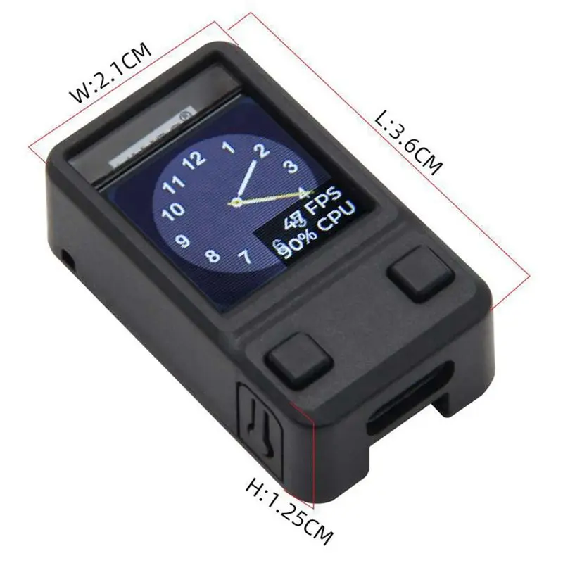 DT75BG T-QT Pro - GC9107 0,85-дюймовая плата для разработки ЖК-модулей с Wi-Fi, Bluetooth, полноцветным экраном 128x128