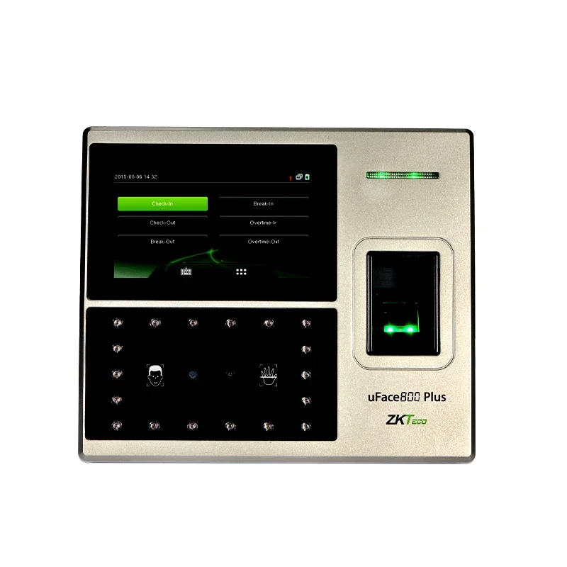 008 Zkteco Fingerprint Facial Attendance Machine Company Employee Facial Recognition Work Face Brushing Clock in Machine