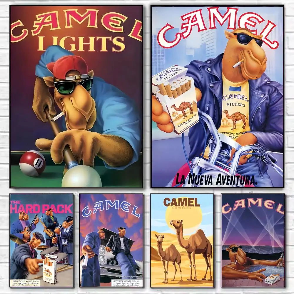Classic Brand C-Camel Poster HD Art Decorative Wall Art Waterproof Home Décor for Living Room Bedroom Café Stylish Gift