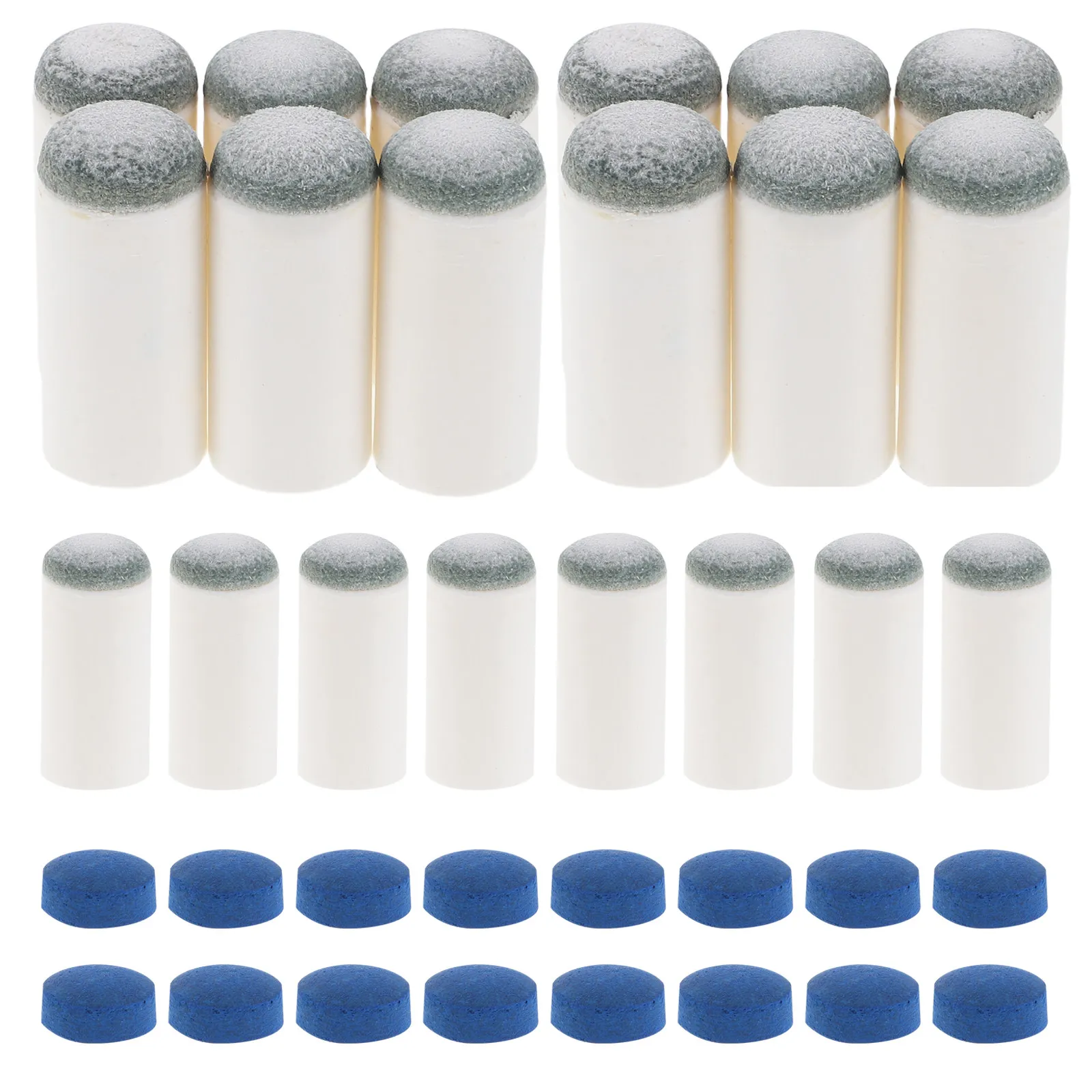 

40 шт. наконечников для бильярдных киев: тщательно отобранный материал, универсальное применение, для соревнований и любительских игр