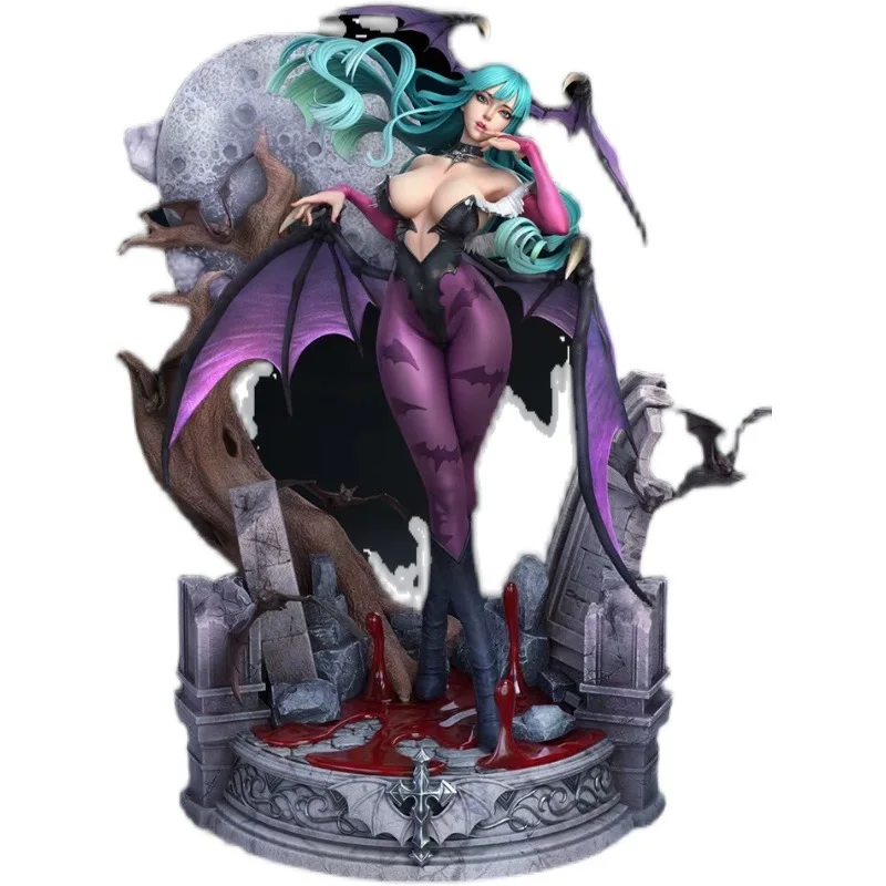 

Spot Hard Shell & Snake Eyes Demon Hunter Queen OF Night Morika GK Limited Edition Resin Handamde Statue Model