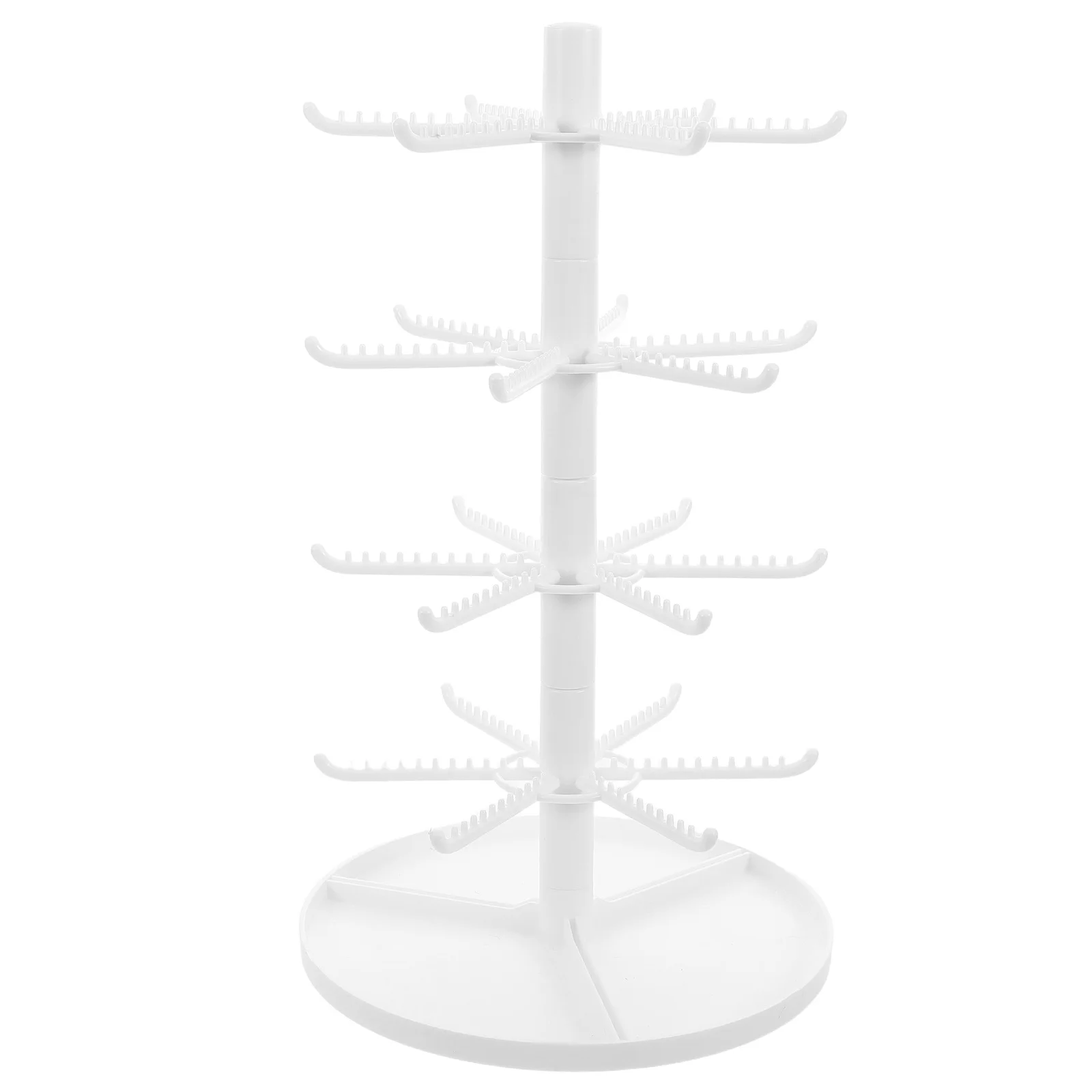 

Tree Shaped Jewelry Display Stand Multi-Functional Earring Holder Necklace Keychain Organizer Desktop Jewelry Rack