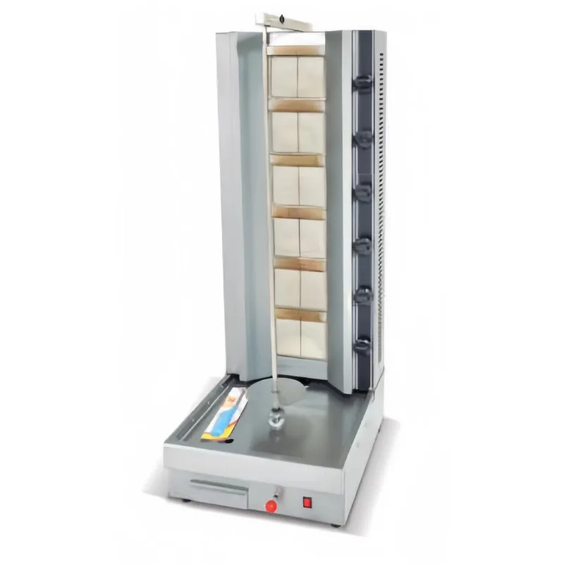 

Automatic rotary gas barbecue machine Chicken shawarma barbecue machine