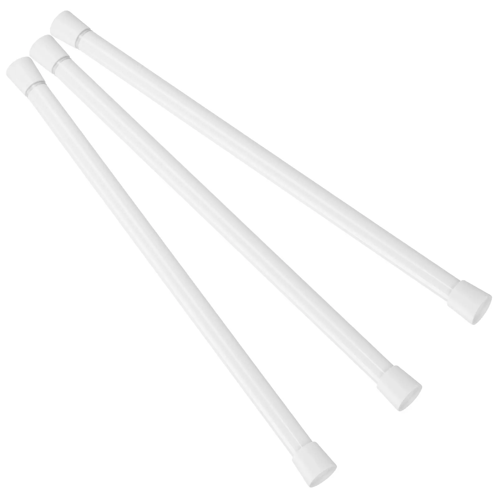 

3pcs 50-90Cm Adjustable Tension Rod No Drill Spring Loaded Extendable Curtain Pole For Windows Doorways Bathrooms Shower