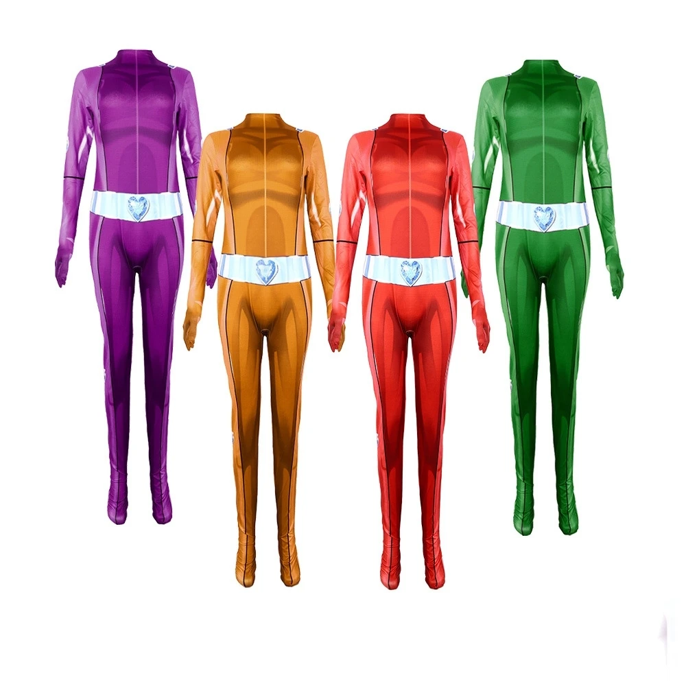 

Halloween Team Jumpsuit Tight Body Suit Charlie's Angels Sexy Girl Stage Costume Chinese Production Spring Season Ladies ...
