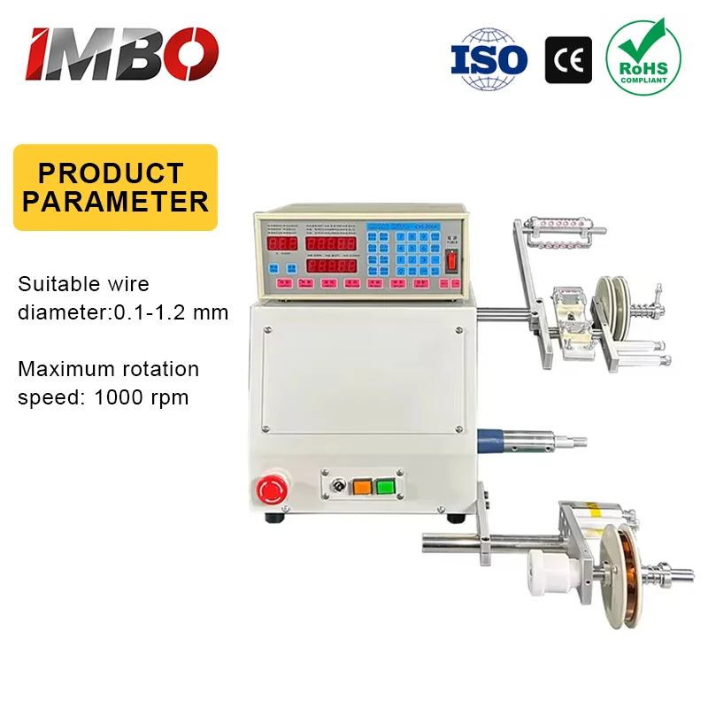 Precision Automatic Winding Machine with Electronic Control Display, Anti-rust Wire Laying Reel, for Speaker Voice Coil