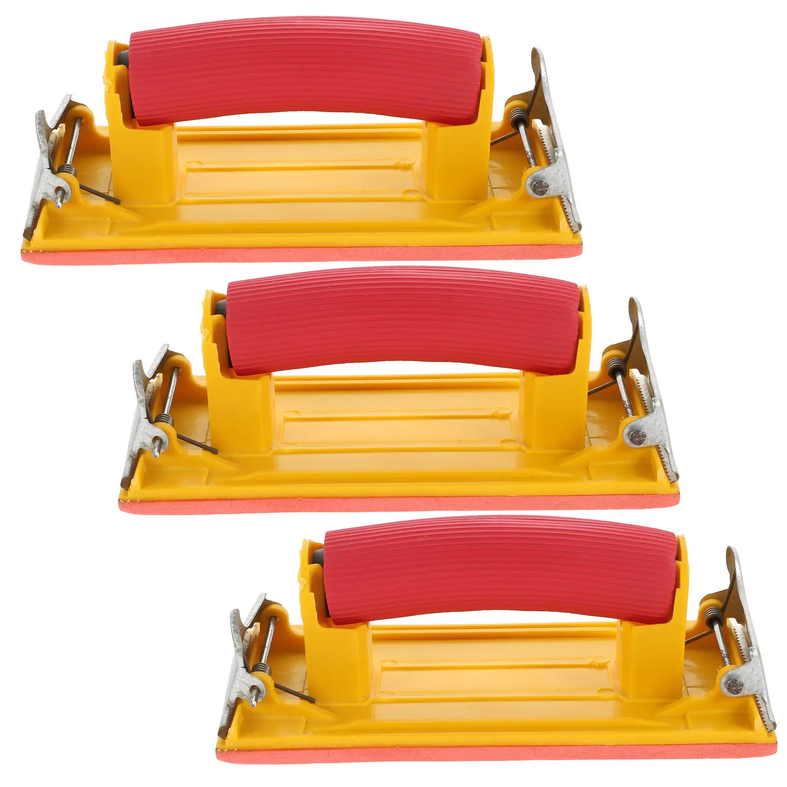 3Pcs Sandpaper Holder Manual Drywall Hand Sander for Woodworking Hobby Arts Crafts Automotive Lightweight Ergonomic Sponge