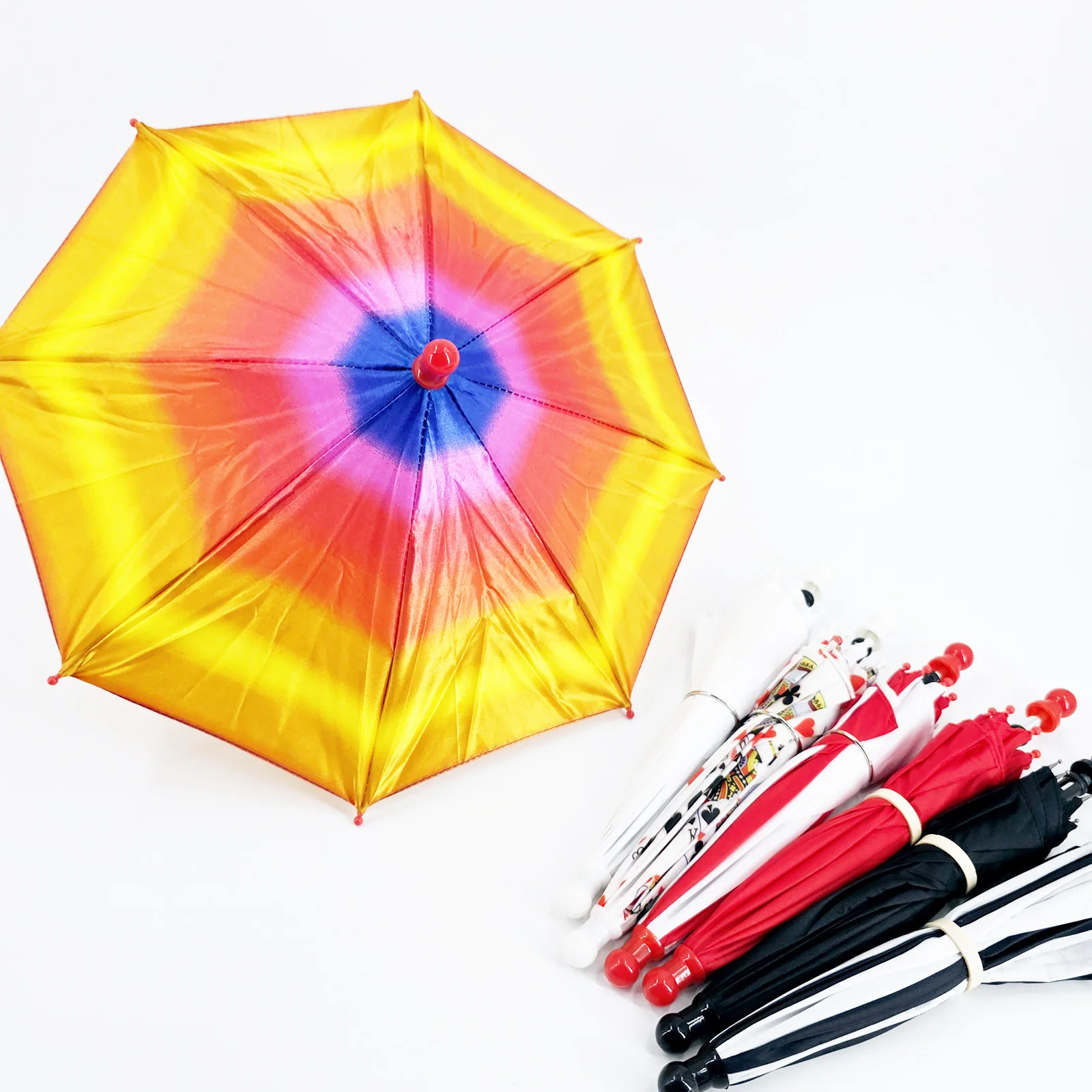 Goochelaar rekwisieten 10st magisch uiterlijk paraplu - professionele podium rekwisiet voor onmiddellijke productie en verdwijnende prestatietrucs
