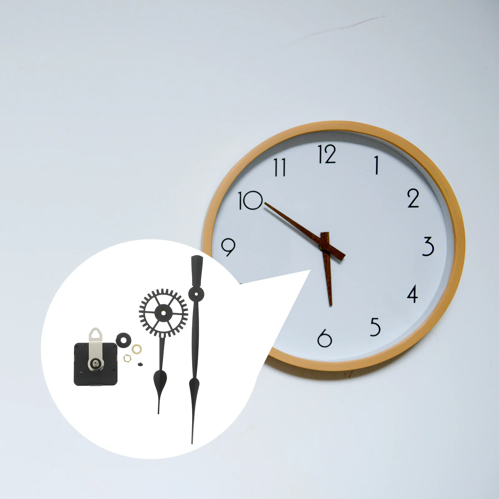 

1Set Clock Kit 200mm Operated Long Shaft Movement Replacement Motor with Plastic Decoration Clock Kit