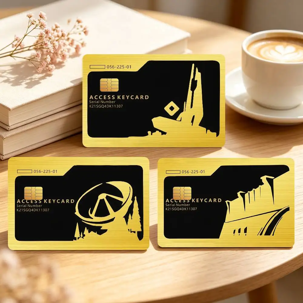 Classic Game D-Delta Force Cool Credit Card Sticker Waterproof Anti-Scratch 4PCS Bank Debit Traffic Cover Decoration