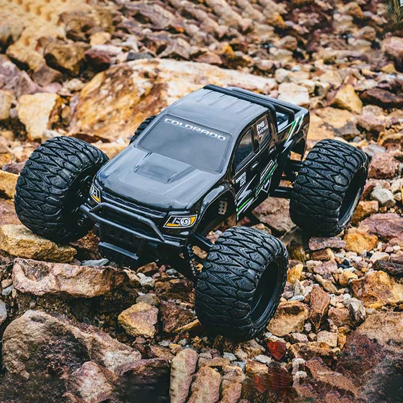 FMS 1/24 FMT24 Chevrolet Colorado RC Monster Truck RTR Pojazd terenowy Model zdalnie sterowany Prędkość 35 km/h Zabawka chłopięca Pudełko upominkowe