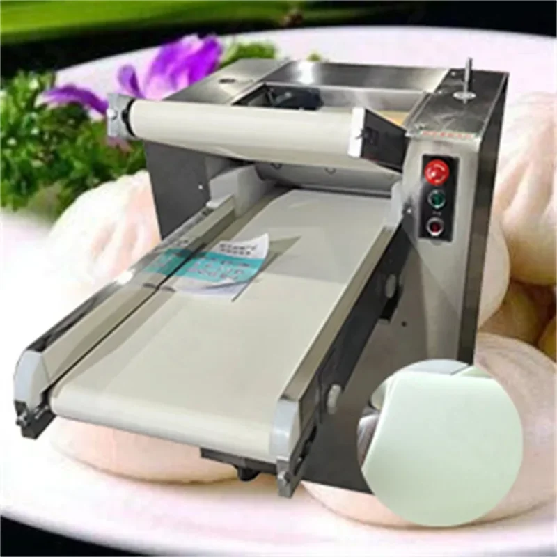 

Automatic Pie Crust Pizza Dough Press Machine Commercial Pancake Sheet Making Machine Large Dumpling Dough Sheeter