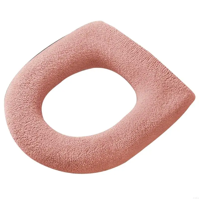 Winter Toilet Cover Convenient Handle Design Soft Fiber Quick Installation