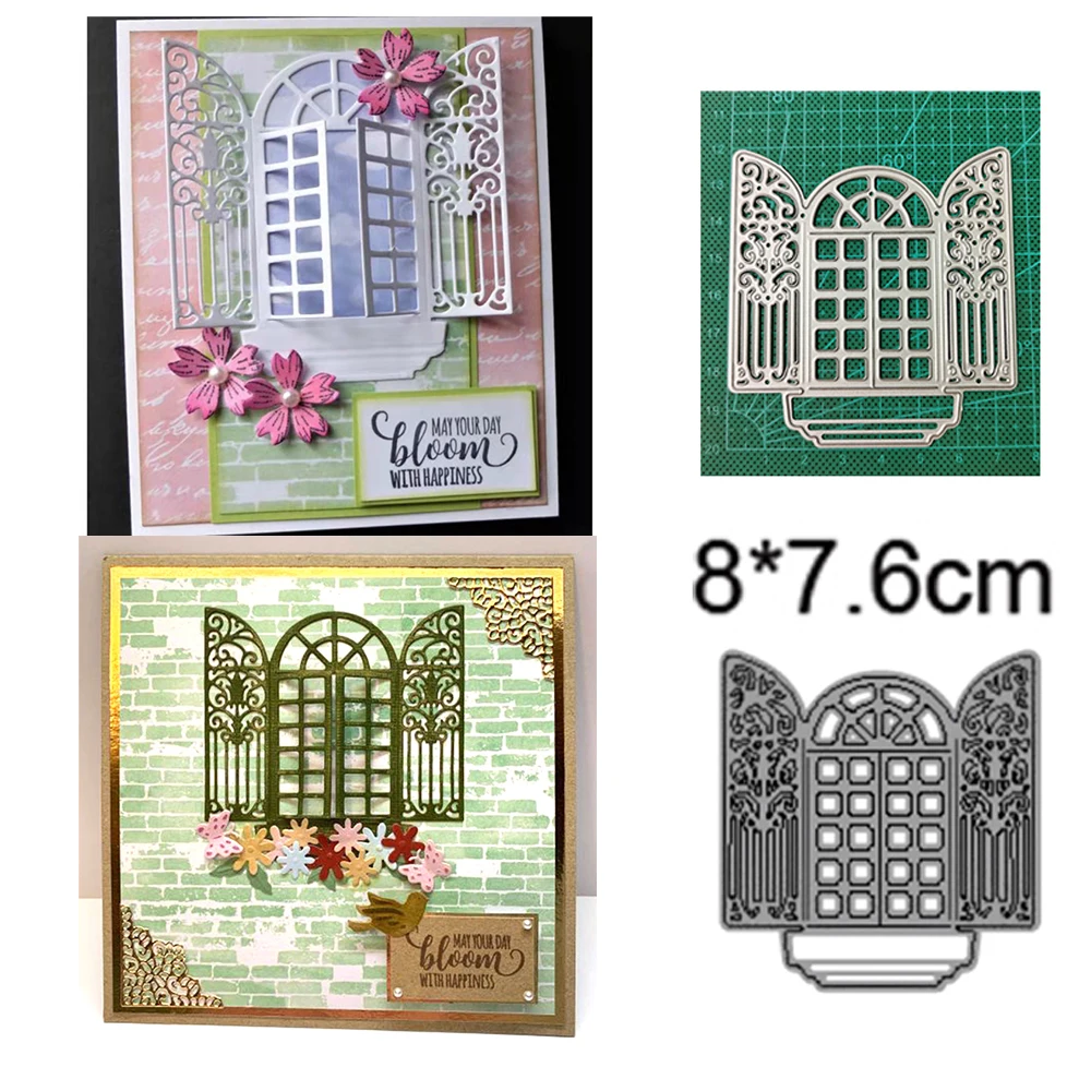 Metal Cutting Die Open Window Craft Scrapbook Card Decorative Template For Diy Album Paper Card Die Stencil