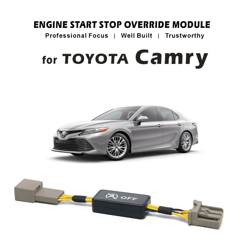 

For Toyota Camry XV70 2017-2023 Car Smart Auto Stop Canceller Automatic Stop Start Engine Eliminator Device Disable Plug Cable