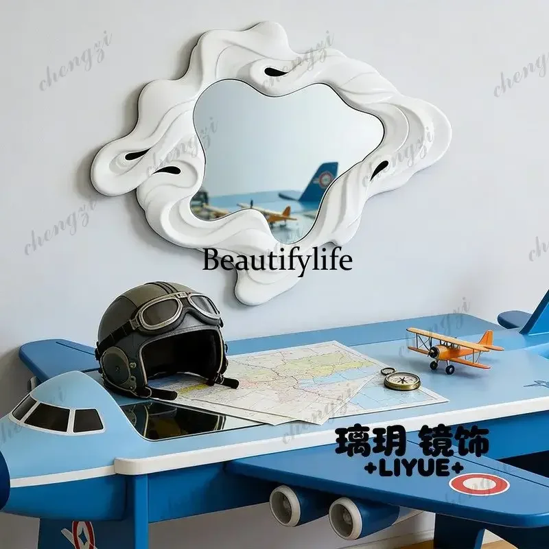 Universal Irregular Mirror Personalised Modern Art Makeup Mirror Aesthetic Custom Mini Specchio