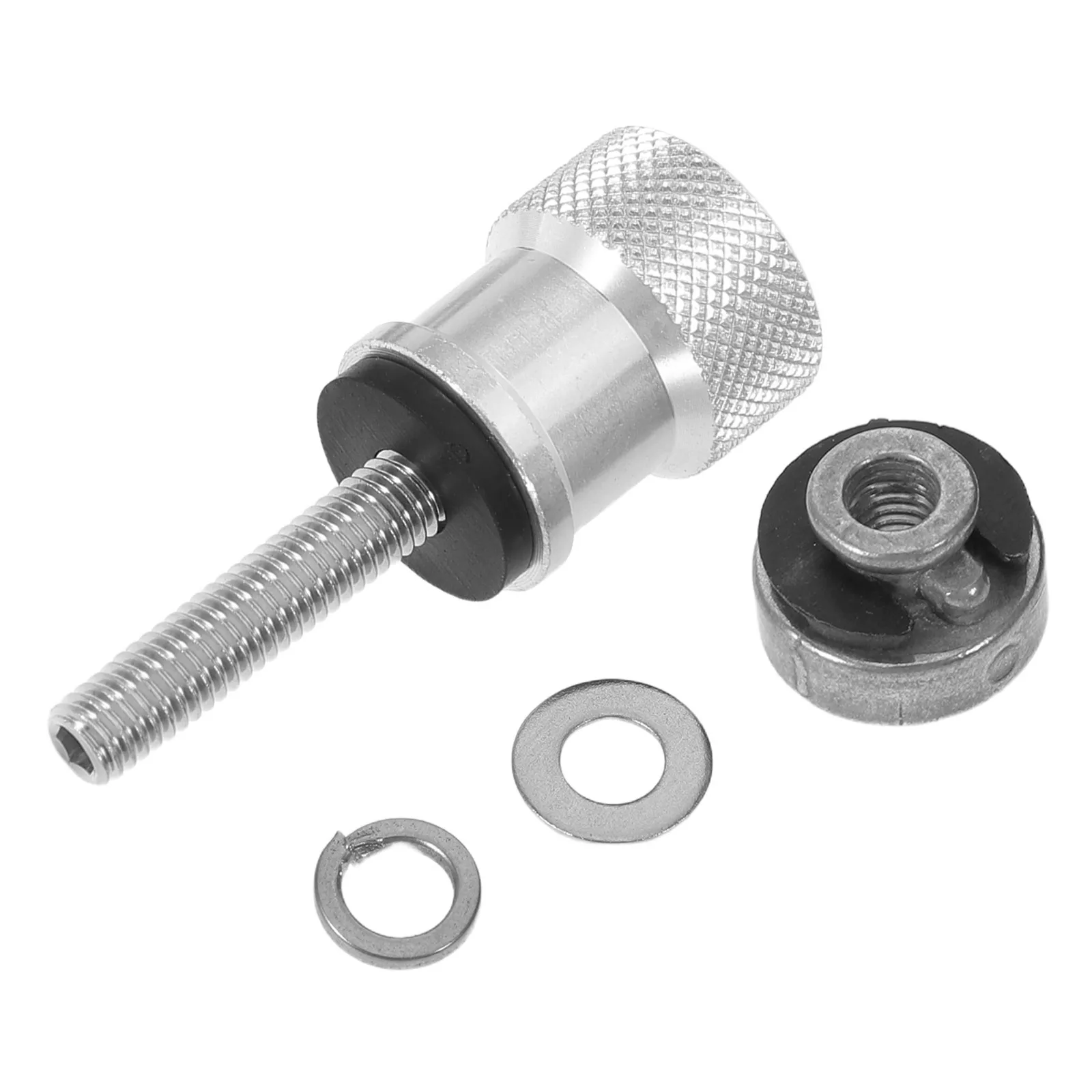 

Motorcycle Rear Screw Quick Release Knurled Grip Seat Panel Bolt Tool For Tail Cover Modification Diy Repair Silver