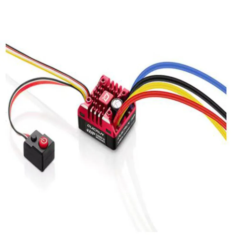 Hobbywing Coopao Wp-1080-g2 الجيل الثاني 80a مقاوم للماء بالكامل نحى كهربائي لسيارة زاحفة 1/10 Rc Trx4 محوري Scx10 Rgt