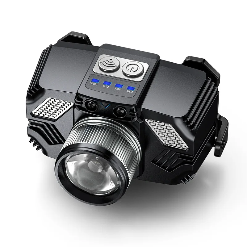 Led Flashlight High Pontence Headlamp Camera Modeling Led USB Rechargeable Head Torch Ultra Mini Fishing Outdoor Headlight