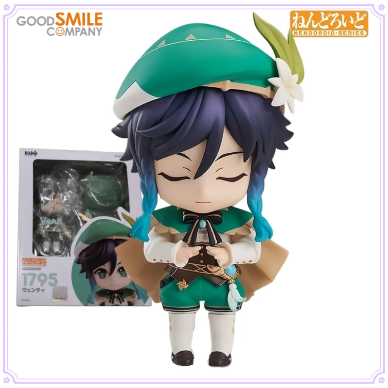 

GSC Original Nendoroid Series Genshin Impact Wendy Out of Print Anime Figure Assembly Model Collectible Ornaments Gifts for Boys