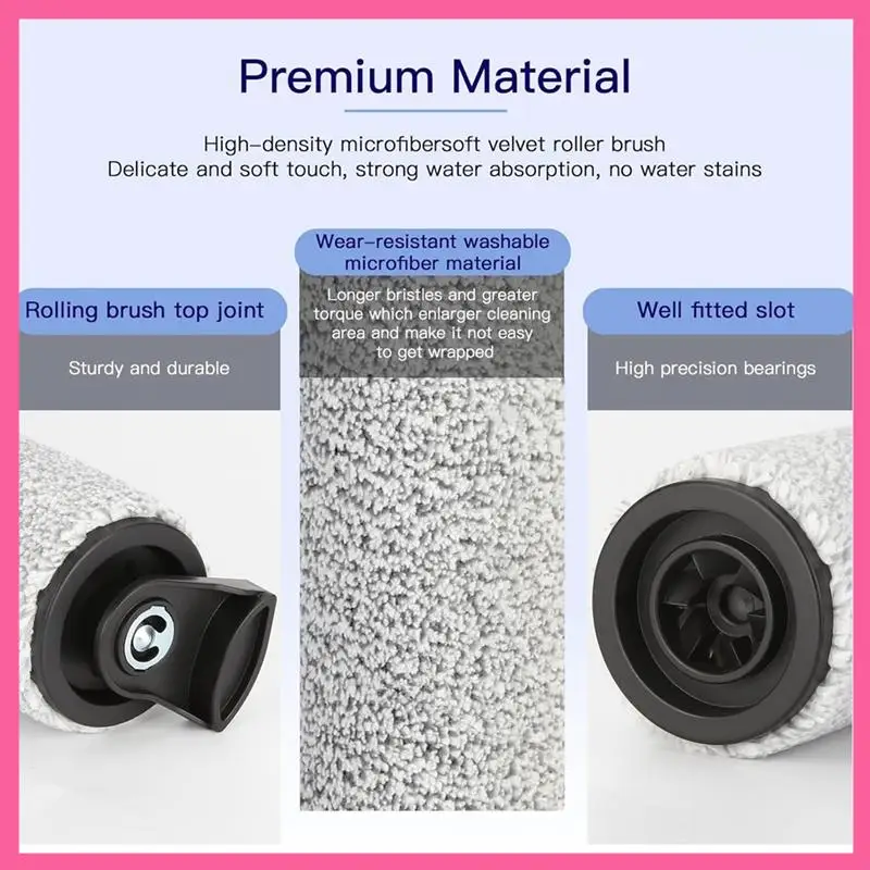 

Замена роликовой щетки ABNM для Tineco Tineco Ifloor 3, Floor One S3, ролики щетки для беспроводного пылесоса и фильтры Hepa