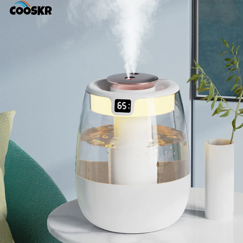 

Air Humidifier Professional Large Capacity Double Spray Port Cool Mist Maker for Home Room Office Mute Desktop Air Humidifier