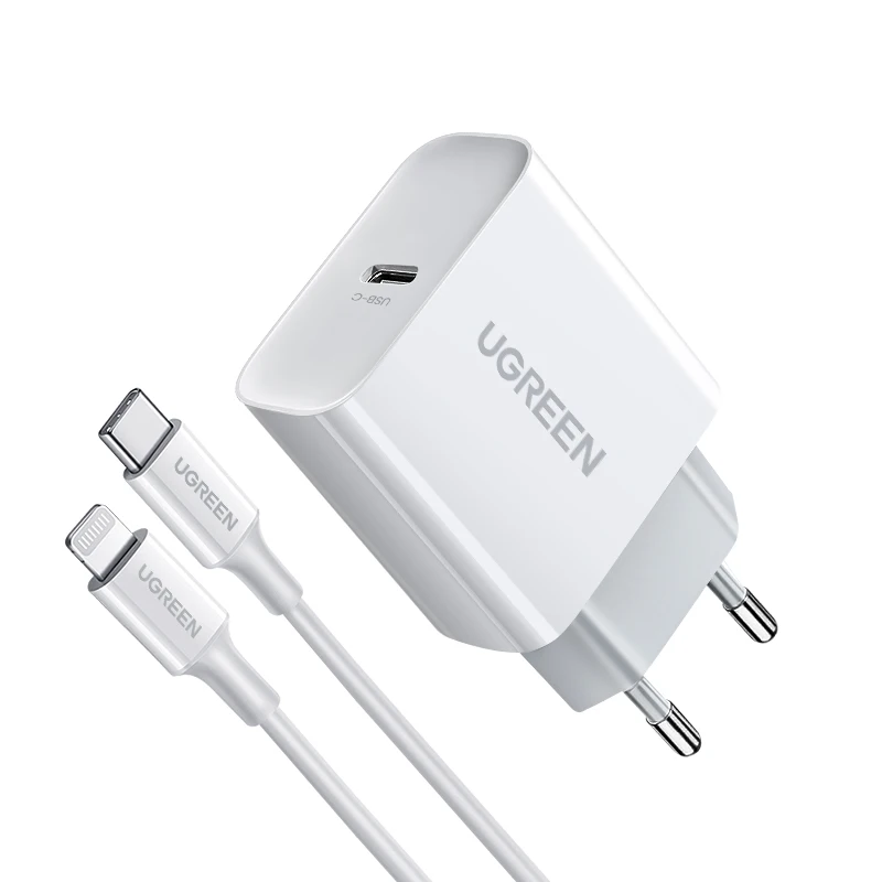 UGREEN Quick Charge 4.0 3.0 QC PD Charger 20W QC4.0 QC3.0 USB Type C Fast Charger for iPhone 17 16 1