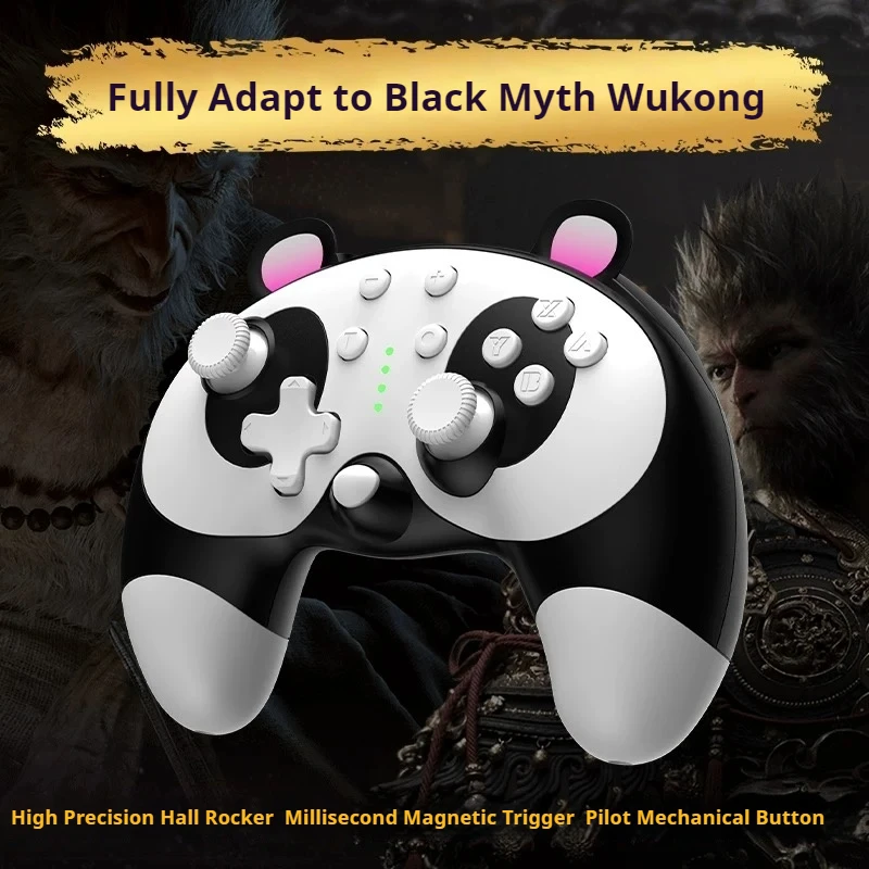 Wireless Game Controller With Cute Design And High Precision Hall Joystick Suitable For Entertainment Of Electronic Game Players