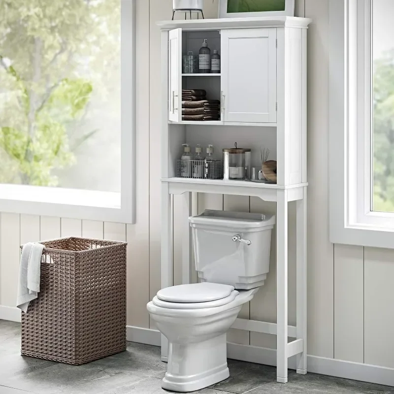 

RiverRidge Bathroom Toilet Over Storage Rack Saves Space Storage Rack Is Easy to Assemble bathroom accessories