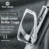 WEST BIKING Bike Water Bottle Cages Road Bike Bottle Holder Ultralight Bicycle Water Bottle Holder Outdoor Cycling Fixed Frame