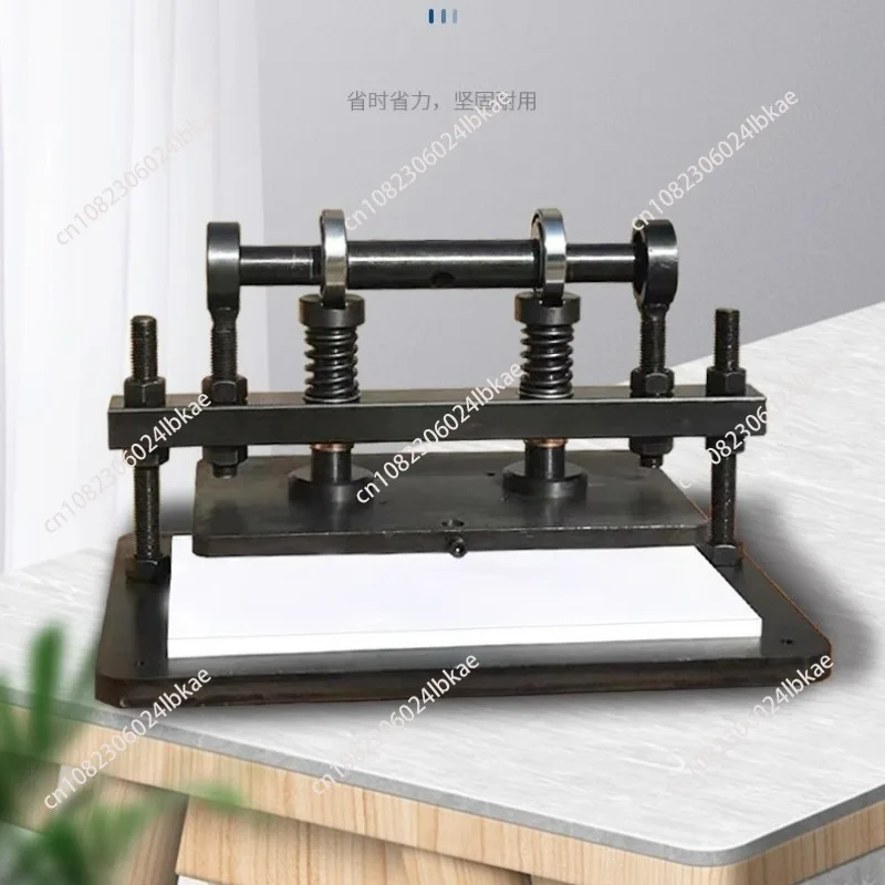 Leather Creasing Manual Leather Cutting Machine Manual Die Cutting Machine Perforated Leather Die Cutting Machine