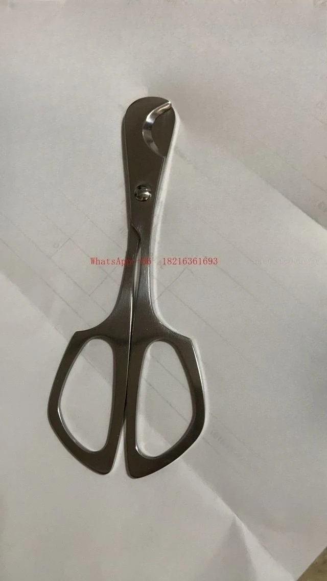 Lamp Glazed Glass Shaping Neck Scissors Length About 14cm Stainless Steel Thermoplastic Tools