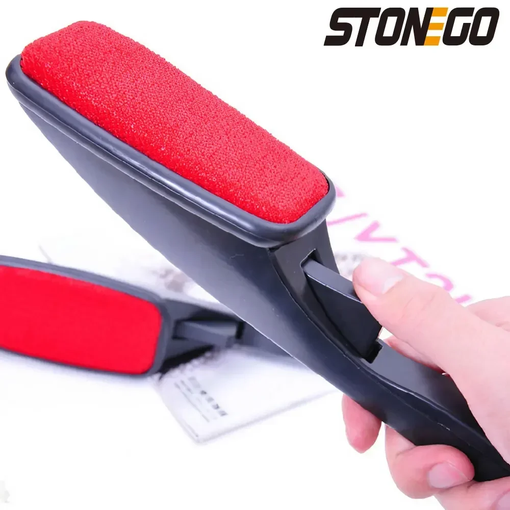 Double-sided Lint Remover Brush, Reusable Pet Hair Cleaning Tool for Clothes, Sofa, Car, Bed, Carpet 1pc