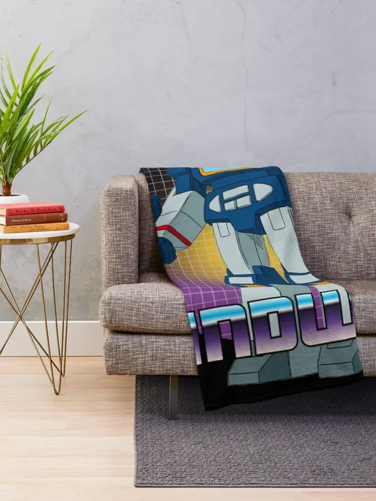 Soundwave Decepticon Transformer G1 Throw Blanket