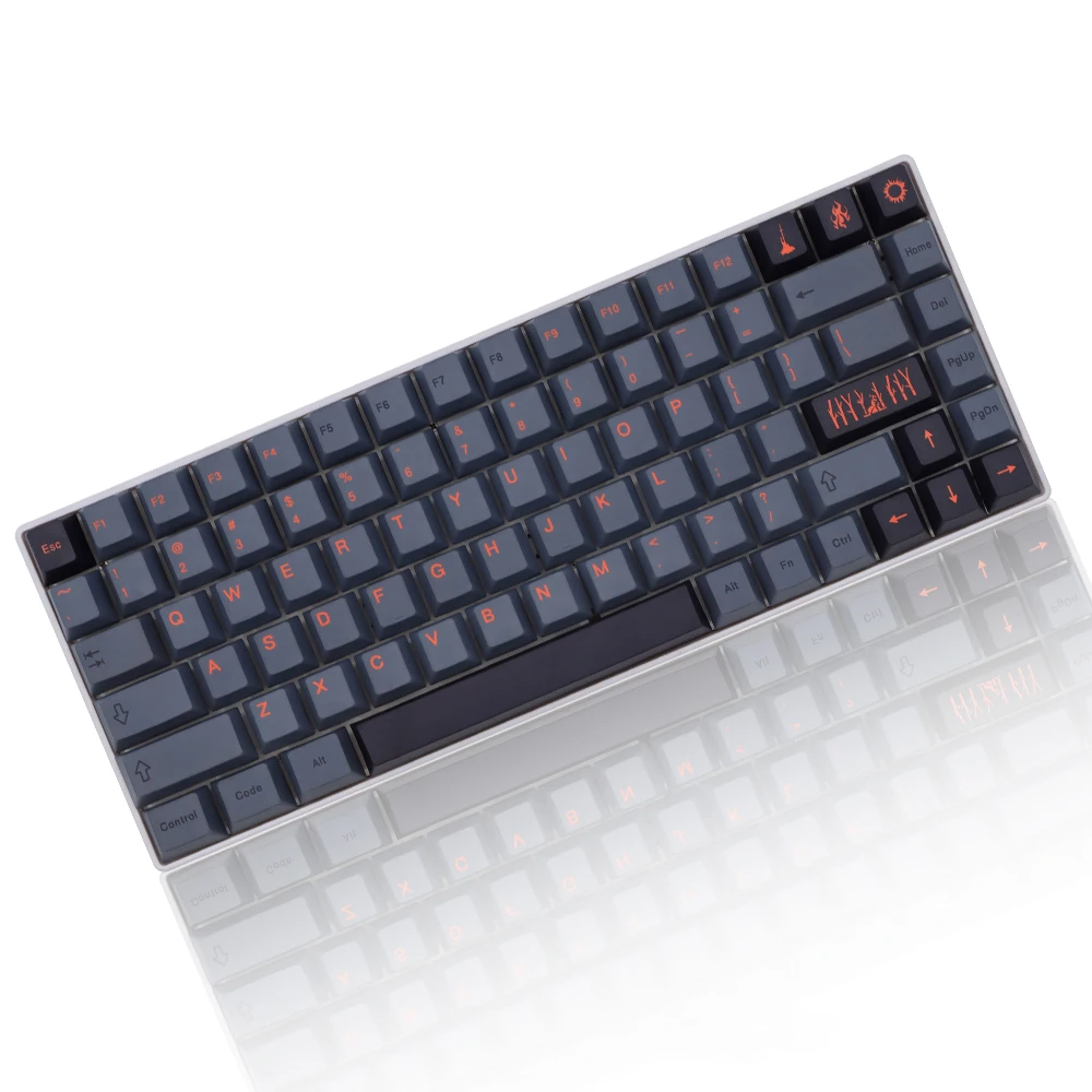 GMK Cinder Keycaps Japanese English Cherry Profile PBT 5-side Dye Sublimation Mechanical Keyboard Keycap For MX Switch 61/63/64