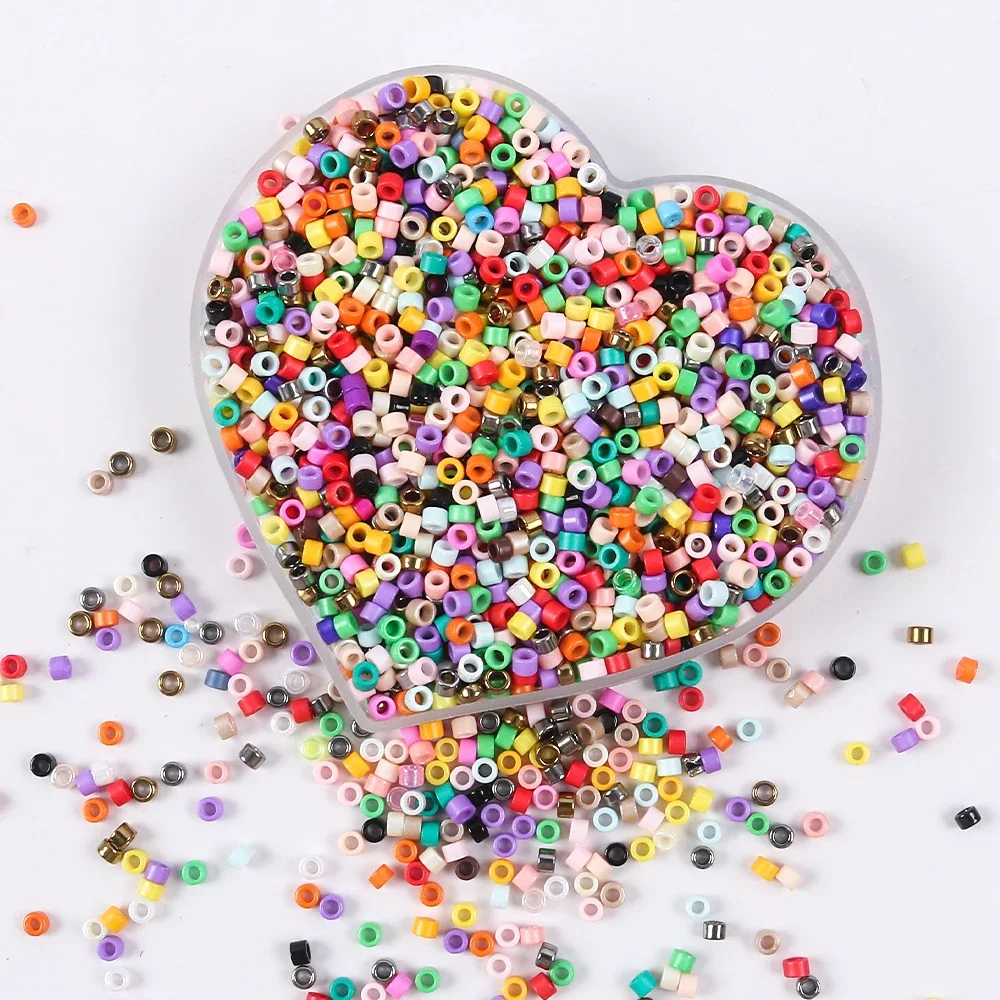 

10g 2.5mm Colorful Japanese Glass Seed Loose Beads Round Spacer Beads for Jewelry Making DIY Handmade Bracelet Accessories