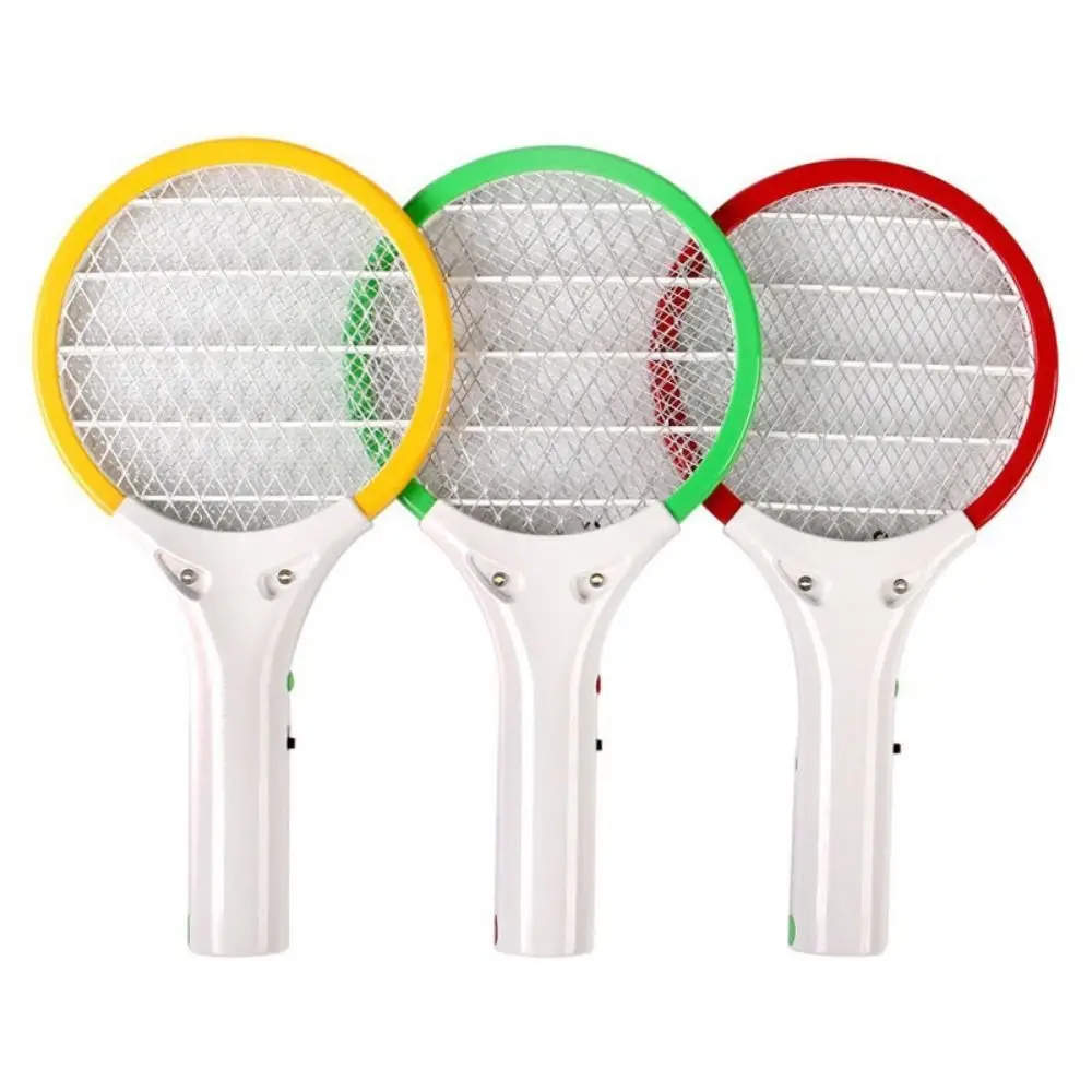 

USB Rechargeable Mosquito Swatter Trap Electric Shock Mini Fly Bug Zapper Security Net Portable Insect Racket For Outdoor