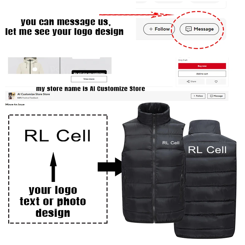 DIY logo Jackets Coats New Autumn Winter Ultra Light Sleeveless Jackets Coats Portable Casual Waistcoat Bodywarmers Men Grils 6 DIY logo Jackets Coats New Autumn Winter Ultra Light Sleeveless Jackets Coats Portable Casual Waistcoat Bodywarmers Men Grils 6