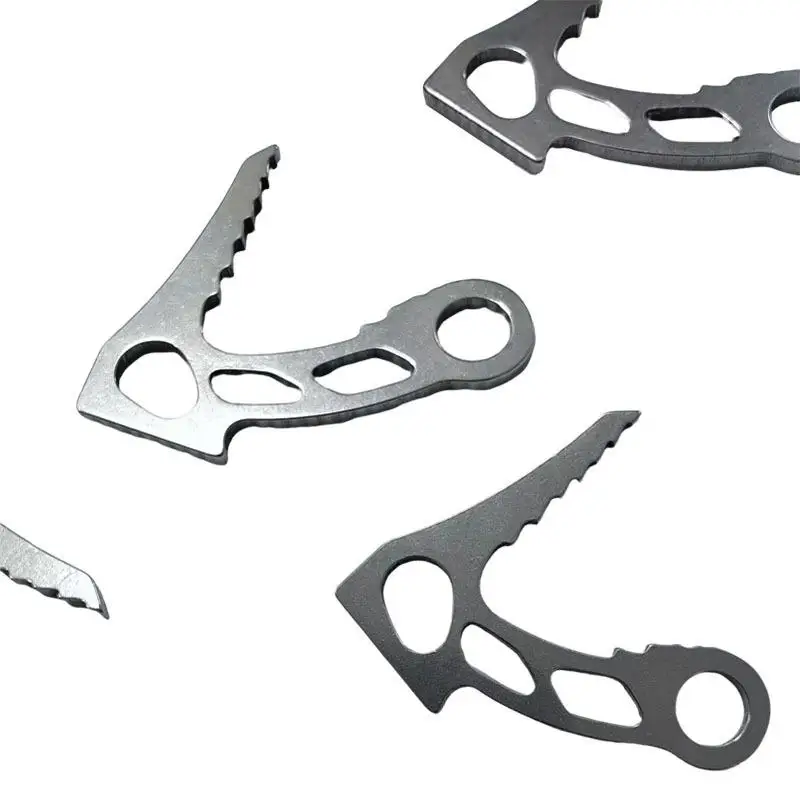 New Stainless Steel Climbing Hook Replacement Part Multi Functional Climbing Tool For Outdoor Mountaineering Hook Accessories