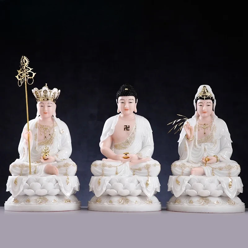 Samantabhadra Sanctuary Buddha Statue Home Buddha worship Guanyin King of Tibet Shakyamuni Buddha Home feng shui ornaments