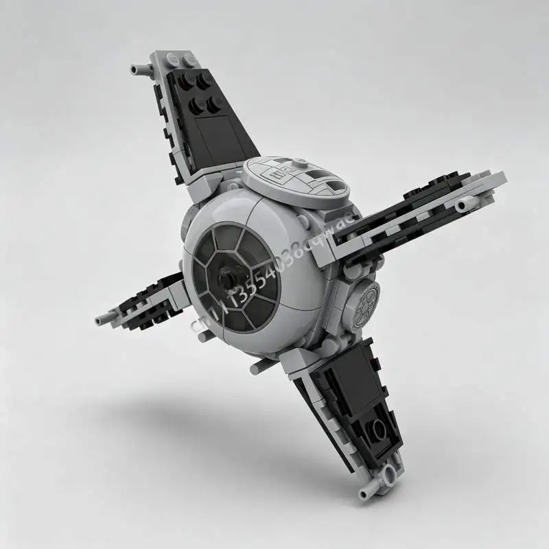 NEU 120-teiliger Weltraum-Kampfjet Baukasten Sci-Fi Raumschiff MOC Individuelles Puzzle DIY Kreatives Montage-Lernspielzeug Geschenk