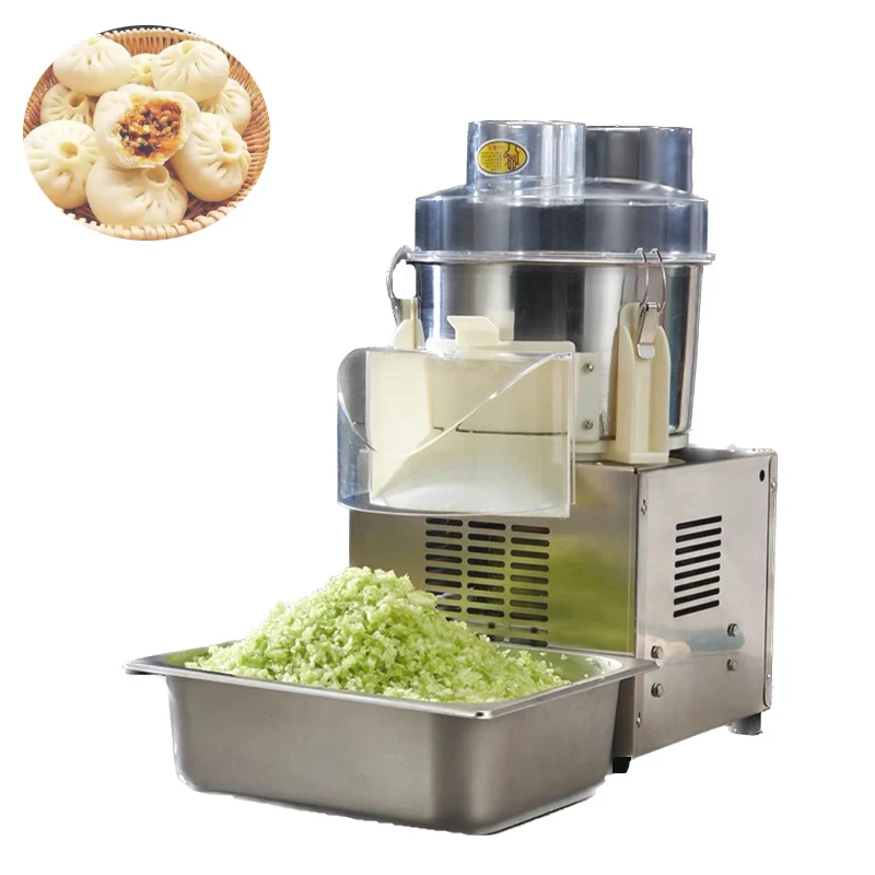 Hot Selling Vegetable Cutting Machine Electric Cabbage Pepper Cutter Shredder Stuffing Food Ginger Garlic Minced Chopper Puree