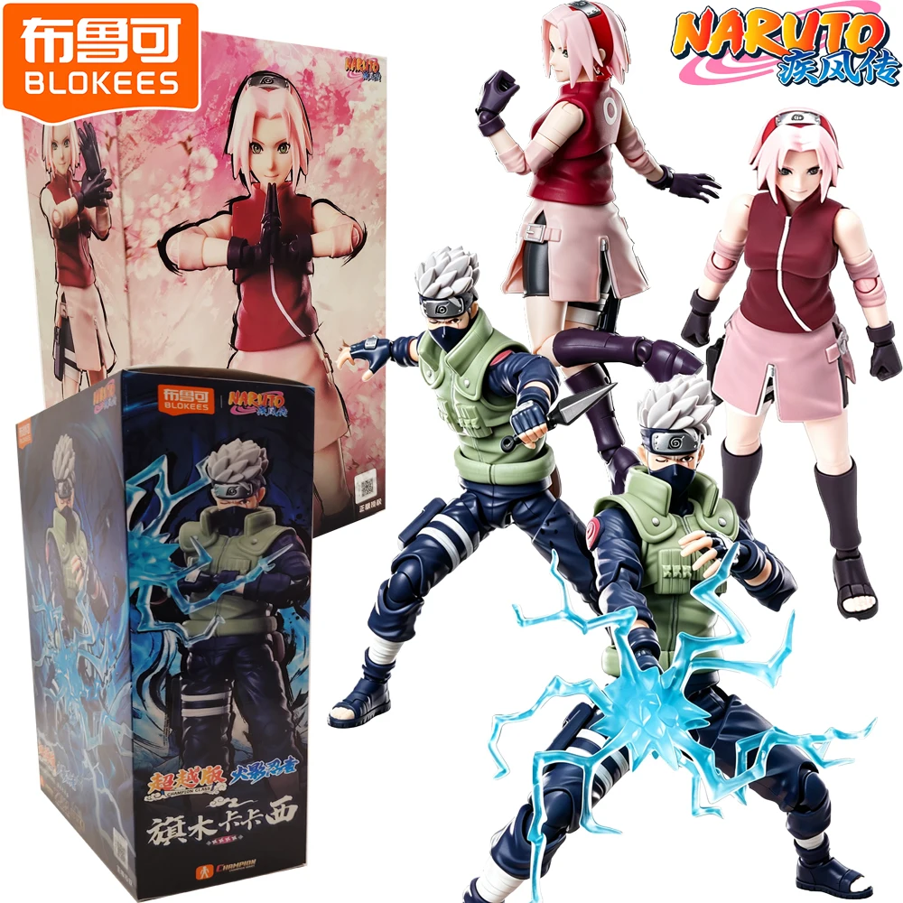 新しい-blokees-オリジナルナルトアクションフィギュアチャンピオンクラス漫画キャラクタースプライスモデルファッショントレンド可動おもちゃキッズギフト
