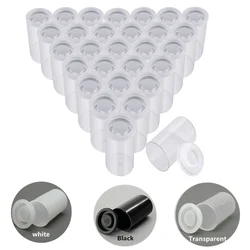 20pcs Clear Empty Bottles Film Cans Cans Containers Storage Boxes Paint Cans